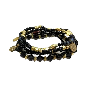 High Quality <b>Indian</b> Multi-Color Fashion Beaded Bracelets for Women and Girls Classic Tassel Shape for Anniversaries - Product Image 1