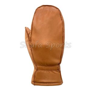 Gants mitaines en cuir d'agneau véritable personnalisés, chauds pour l'hiver, de haute qualité et à prix abordable, pour hommes et femmes, avec motifs - Product Image 6