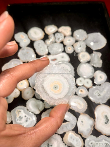 100% cabujón de cuarzo Solar Natural de alta calidad en ambos lados, piedras preciosas sueltas pulidas para accesorios de joyería - Product Image 2