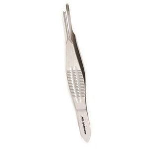 Pinza Quirúrgica de Tejido Marrón de Calidad Premium, Instrumento Médico de Acero Inoxidable con Mandíbula Fina Serrada de 5 1/2 Pulgadas (140 mm) - Product Image 3