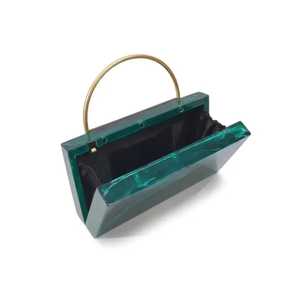 Bolso de Noche de Resina a la Moda para Mujer con Patrones Artísticos y Apariencia Sofisticada para Eventos Especiales - Product Image 2