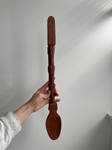 Cuillère à thé en bois durable, cuillère à café et sucre en bois naturel, manche lisse, ustensile de cuisine - Product Image 5