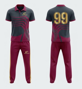 Nouvelle Collection 2026 – Maillot de Cricket Personnalisé à Manches Courtes, Respirant, Séchage Rapide, Grandes Tailles, Impression par Transfert Thermique – Tenue de Sport Abordable - Product Image 2