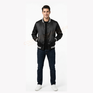 Chaqueta Varsity de Lona con Logotipo Personalizado 2026, Estilo Urbano, Ecológica, Resistente al Viento, para Universidad, Béisbol, Fabricante, Venta al Por Mayor - Product Image 2