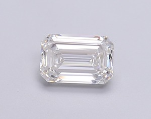 Pierre précieuse brute brillante pour la création de bijoux sur mesure haut de gamme, diamant taille émeraude de 1,42 carat, couleur F, clarté VVS1, excellente finition. - Product Image 1