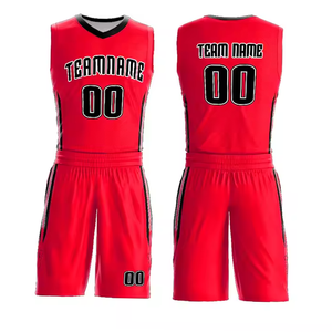 Ensemble de maillot de basket-ball rose personnalisé, impression par sublimation, polyester respirant, unisexe adulte, nom de l'équipe, numéro 00 - Product Image 4