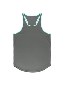 Custom Athletic Fitness Gym <b>Singlet</b> <b>for</b> <b>Men</b> Knitted Quick Dry Breathable Sleeveless Training Tank Top <b>for</b> Workout Running - Product Image 2