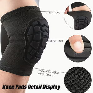 Coexistence Breathable Compression Thick Sponge Knee Sleeve Support Basketball Volleyball Unisex All Seasons Adult Basic - Product Image 1