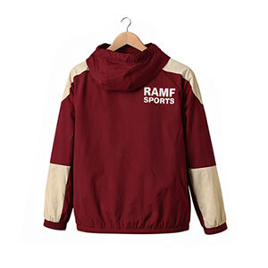 แจ็คเก็ตบอมเบอร์สำหรับโค้ช RAMF SPORTS แบบขายส่ง สำหรับทุกเพศ  ไม่มีลาย  สามารถสกรีนโลโก้ด้านหน้าได้  มีไซส์ใหญ่  กันน้ำ  ระบายอากาศได้ดี  สวมใส่สบายในฤดูหนาว - Product Image 6