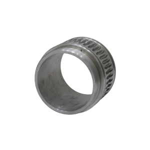 Bague de fixation en aluminium usinée CNC avec base filetée et corps rainuré - Product Image 2