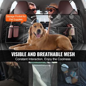 Coprisedile per Cani 132x63 cm con Fondo Rigido in Tessuto Oxford, Estensore per Sedile Posteriore, Amaca e Letto di Supporto per Viaggi in Auto - Product Image 6
