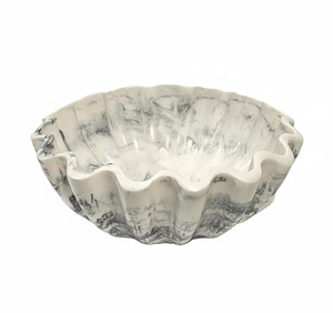 New Arrival Epoxy Resin Serving <b>Bowl</b> For Salad Fruits Soup & <b>Snacks</b> Dinnerware Flower Design Luxury Serving <b>Bowl</b> For Kitchenware - Product Image 1