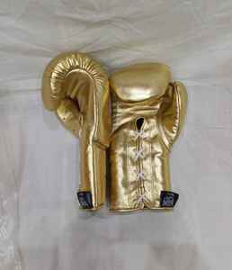 Gants de MMA en cuir de vachette véritable de qualité supérieure, style mexicain, vente en gros, No Boxing No Life, fermeture à lacets, poignet réglable - Product Image 4