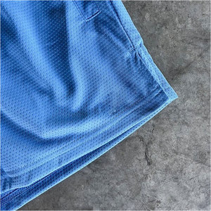 กางเกงขาสั้นตาข่ายไทยโพลีเอสเตอร์พิมพ์ลายระบายอากาศได้ดีสำหรับผู้หญิง กางเกงวิ่งออกกำลังกาย น้ำหนักเบา แห้งเร็ว เหมาะสำหรับกีฬาบาสเกตบอลและการฝึกซ้อม - Product Image 3