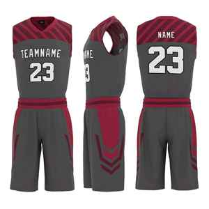 High Quality Custom Sublimation Basketball Uniforms <b>for</b> Men/Adults 100% Polyester <b>Fabric</b> Moisture-Wicking Breathable Plus Size - Product Image 4