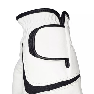 Gant de golf en cuir véritable blanc, main gauche, antidérapant, fermeture auto-agrippante, unisexe, sport - Product Image 6