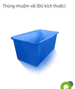 Bañera de Teñido de Plástico Duradera de Alta Calidad, Cubo de Gran Capacidad para Teñir Telas, Contenedor Industrial de Teñido en Varios Tamaños - Product Image 1