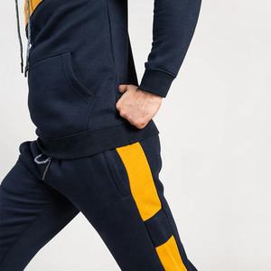 Survêtement de Jogging deux tons pour hommes, personnalisé de haute qualité, vêtement à la mode, Slim, bloc de couleur - Product Image 4