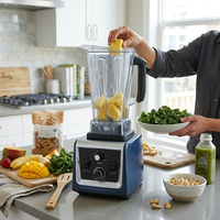 Sudex 1.8L Keuken Multifunctionele Blender Fruit- en Groentesapcentrifuge Elektrische Hoge Snelheid 9-Snelheden IJsvergruizer BPA-Vrij Huishoudelijk
