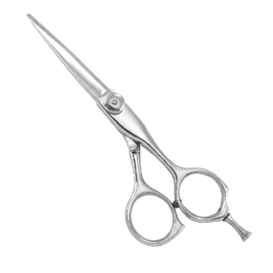 Ciseaux de coiffure professionnels en acier inoxydable à pointe affûtée pour droitiers, à long manche, pour couper les cheveux - Product Image 1