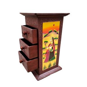 Caja Decorativa de Almacenamiento de Estilo Étnico Indio - Product Image 1