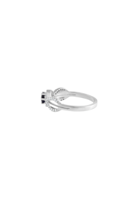 Anillo de Zafiros Múltiples en Plata de Ley 92.5 KLSR-10693 - Product Image 6