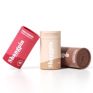 Eco-Friendly Composite <b>Canister</b> with Tin Lid Food Grade Kraft Paper Tube Custom Print for <b>Tea</b> Coffee Brands - Product Image 3