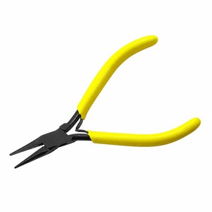 Pince à bec de canard noire ultra-fine 115 mm, outil de pliage de fil de précision pour la fabrication de bijoux, ZetomedPro - Product Image 1