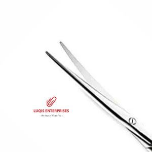 กรรไกรเมทเซนบาุมแบบโค้ง  ใบมีดหยัก  สำหรับผ่าตัด  ทำจากเหล็กกล้าไร้สนิม  ใช้สำหรับผ่าตัดเนื้อเยื่อละเอียด - Product Image 2