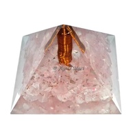 Fontaine en Orgone/Orgonite de Quartz Rose Personnalisée en Gros, avec Pointe de Cristal en Cuivre, Pierre Précieuse, Agate Sculptée, Protection EMF, Décoration d'Intérieur