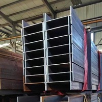Poutre en H laminée à chaud pour la construction, acier structurel Q235B S355JR Grade 50, à large bord, longueur 6m-12m, idéale pour la soudure et le pliage