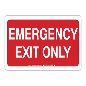 Señal de Salida de Emergencia, Alta Visibilidad, Duradera, para Marcado de Seguridad en Interiores y Exteriores - Product Image 1