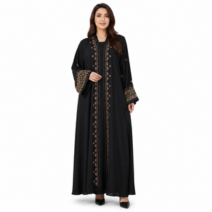 <b>Dress</b> With Headscarf Cover <b>Dress</b> <b>for</b> Women Muslim Abaya <b>Dress</b> <b>Long</b> Sleeve Maxi Jilbab African Abaya Style African Hijab - Product Image 1