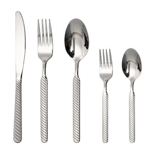 Classic Stainless Steel Serving Spoon Set High Mirror Polish Rust Resistant Dishwasher Safe Lightweight Eco-Friendly <b>Flatware</b> - Product Image 2
