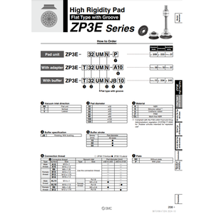 SMC Pneumatics Vacuum Pad ZP3E-32UMN for <b>Material</b> <b>Handling</b> Equipment - Product Image 1