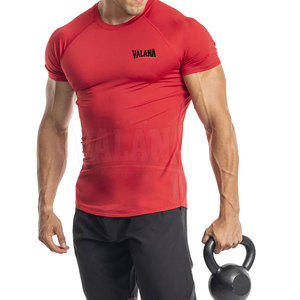 Camisetas de Gimnasio para Hombre, MOQ Bajo, Ajuste Delgado, Transpirables, Ecológicas, Tela de Spandex/Poliéster, Personalizables para Venta en Línea - Product Image 4