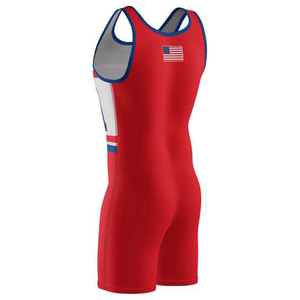 Conjuntos de Singletes de Lucha Libre de Poliéster 100% Transpirables, Ligeros y Duraderos con MOQ Bajo, Diseño de Logotipo de Equipo Personalizado, Tallas Grandes, Unisex para Adultos - Product Image 4