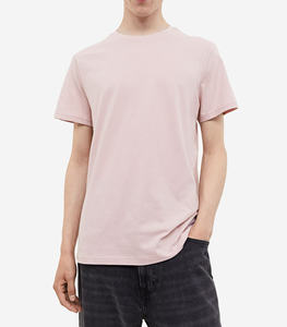 T-shirt homme col en V uni, style streetwear hip hop, 100% coton, surdimensionné, vintage, personnalisable - Product Image 3