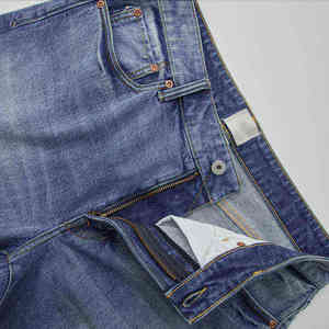 Classic Design <b>Men's</b> Slim Fit Straight Jeans <b>Stretch</b> Casual Wear Fashionable <b>Men</b> Denim Pants - Product Image 6