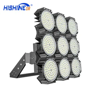 100000 럭스 Led 600 와트 1000w 1200w 1500w 야외 Led 스포츠 필드 경기장 홍수 빛 라운드 제어