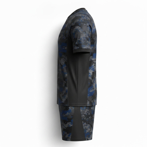 Ensemble de maillots de football sublimés à haute élasticité, personnalisables, séchage rapide, vêtements d'entraînement pour équipes de football - Product Image 1