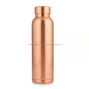 กระติกน้ำทองแดงหนาพิเศษแบบพกพา • ขวดกีฬาฝาเกลียวป้องกันการรั่วซึม - Product Image 3