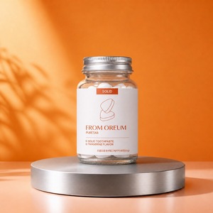 [FROM OREUM] Pasta de Dientes Sólida para Hoteles, Sabor Mandarina de Jeju, 60 Tabletas, para Baños de Huéspedes - Product Image 5