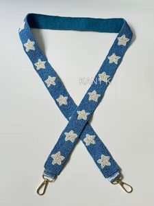 Sangle de sac perlée d'inspiration bohème vintage, boucle en acier réglable, taille et couleur personnalisables pour femmes élégantes et avant-gardistes - Product Image 2