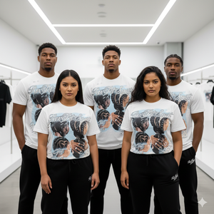 Camiseta Personalizada al por Mayor para Hombre, de Algodón Lavado con Ácido, Corte Holgado, Impresión DTG, Cuello Redondo, Manga Regular - Product Image 3