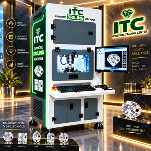 เครื่องเจาะเพชร CNC ความแม่นยำสูงทุกประเภทของ ITC พร้อมระบบปรับระดับอัตโนมัติด้วยไฟเบอร์เลเซอร์ CAS รับประกัน 2 ปี - Product Image 2