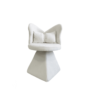 Swivel Accent Vanity Chair with Butterfly Back for <b>Dining</b> Bedroom or Living Room Makeup <b>Stool</b> for Dressing Table - Product Image 1