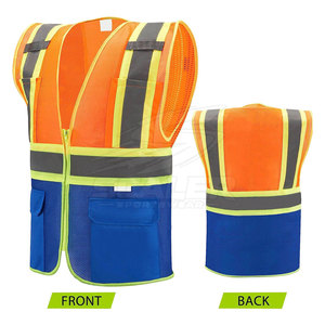 Vêtements de travail industriels, gilet de sécurité réfléchissant imperméable, tissu léger, classe 2 ANSI, pour le contrôle du trafic, les travailleurs des chantiers - Product Image 2