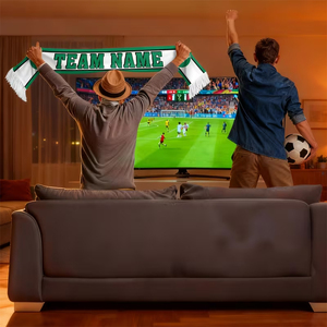 Écharpe de supporter de football en acrylique, légère et écologique, personnalisable pour équipe de sport - Product Image 3