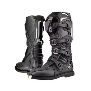 Calzado de Motociclismo de Última Moda, Jersey de Carreras con Diseño Personalizado, Botas de Motocicleta de Cuero Cómodas y Duraderas, Unisex - Product Image 1